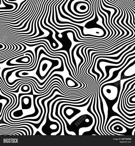 Abstract Black And White Lines