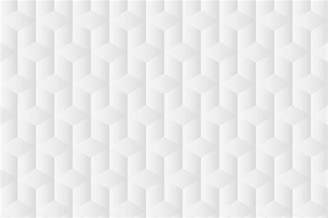 Free Vector | Geometric background vector in white cube patterns