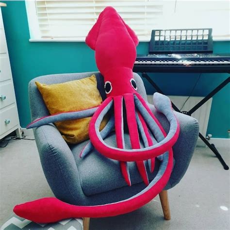 Huge Giant Squid Cushion - Etsy