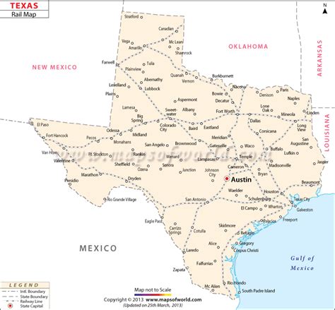 Texas Railroad Map, Texas Rail Map | Map, Texas, Explore texas