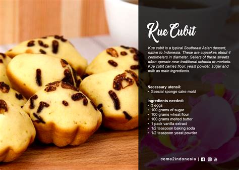 KUE CUBIT - Traditional Indonesian food