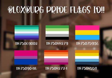 BLOXBURG Pride flags id!! | Ideas de usuario, Estilismo para parejas a ...