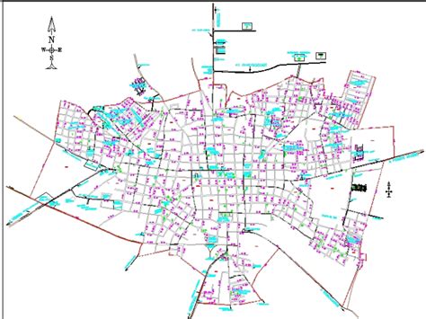 Map of valladolid in yucatan in AutoCAD | CAD (305.07 KB) | Bibliocad