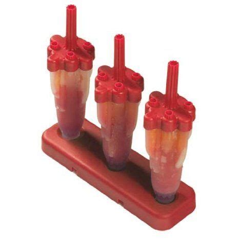 Tovolo Red Rocket Dual Freeze Pop Molds | Freeze pops, Frozen, Ice pops