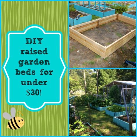 DIY Super Easy Raised Garden Bed for under $30