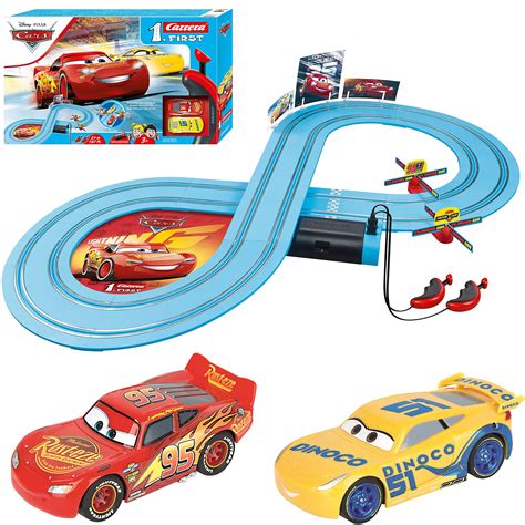 Carrera First Disney/Pixar Cars - Slot Car Race Track - Includes 2 Cars ...