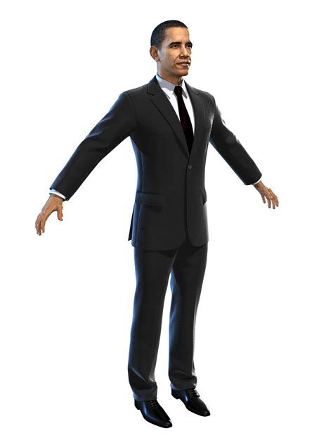 Barack Obama 3D model 3D Model $299 - .max .ma .unknown .ztl .fbx - Free3D