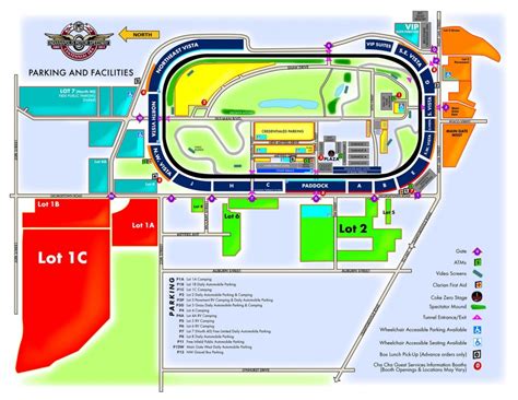 Texas Motor Speedway Parking Map - Printable Maps