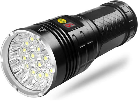 Semlos 12000 Lumen Flashlight, Super Bright Led Flashlight ...