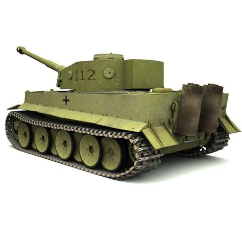 3d model panzerkampfwagen tiger