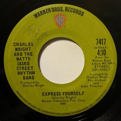 FAGOstore - Charles Wright - Express Yourself (7")