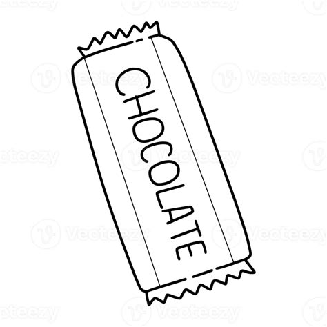 chocolate outline cartoon 25173697 PNG