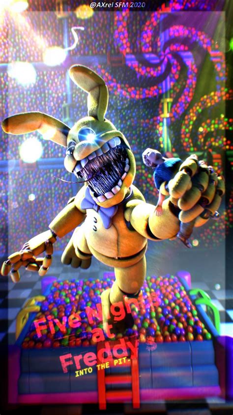 Into the Pit Springbonnie | Fnaf wallpapers, Anime fnaf, Fnaf book