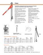 3-Ton CM Series 640 Come Along Lever Hoist