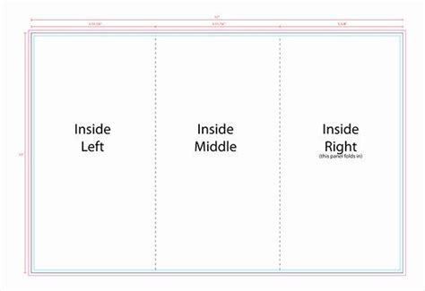 11x17 Tri Fold Brochure Template Best Of 10 Printable Trifold Templates ...