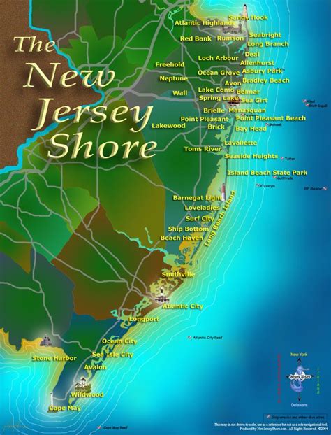 Officially Breaking Down The South Jersey Shore Towns | Nj shore ...