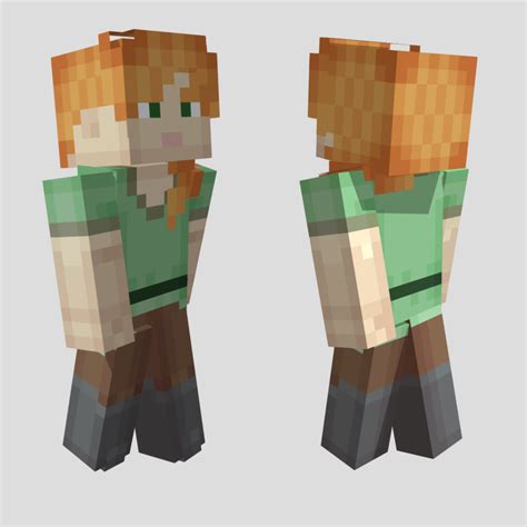 Remade Alex skin in my style : Minecraft