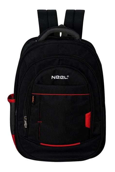 Neel Polyester Laptop Backpack Black, Capacity: 35 Litre at Rs 520 in ...