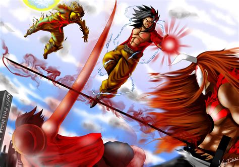 Epic Anime Crossover HD Wallpaper: Goku, Luffy, Naruto & More