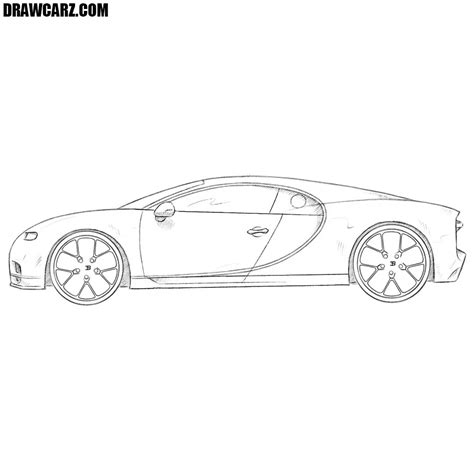 Bugatti Veyron Drawing Step By Step