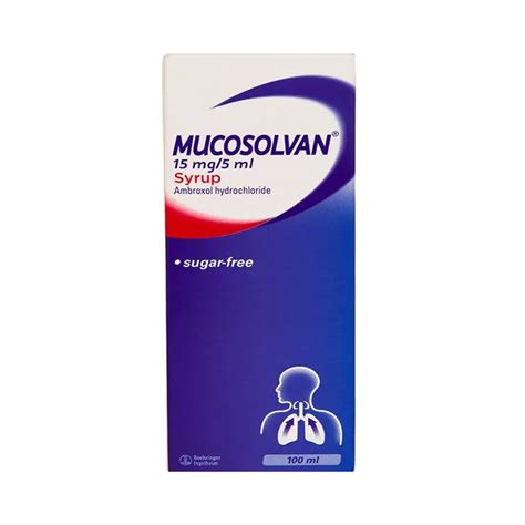 Mucosolvan Syrup ,sugar free 100ml - Health Alone