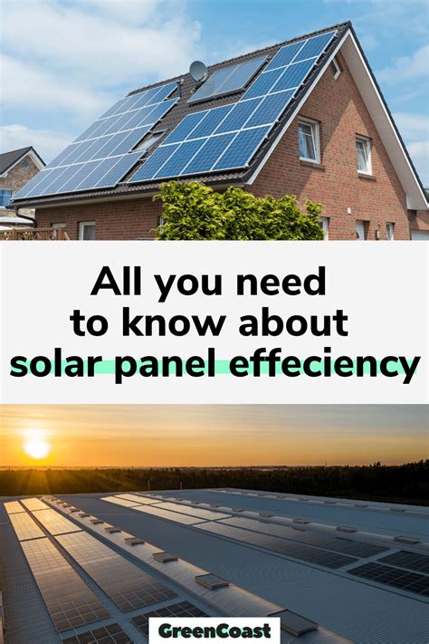 The Essential Guide to Solar Panel Efficiency | Green Coast