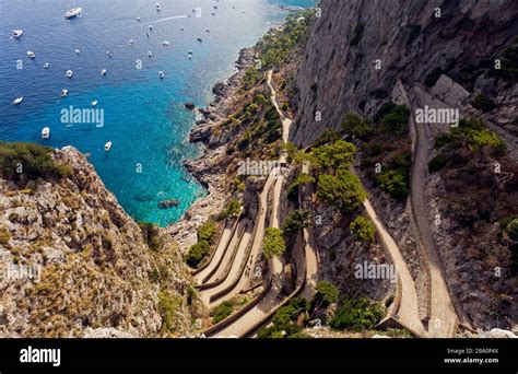 Via Krupp,Capri island,Campania,Italy,Europe Stock Photo - Alamy