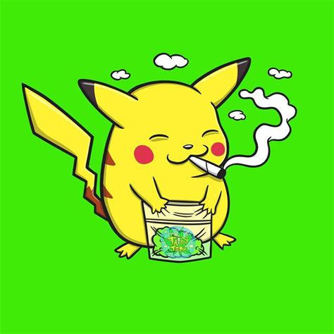 Cartoon Characters Smoking Weed - Wallpaper