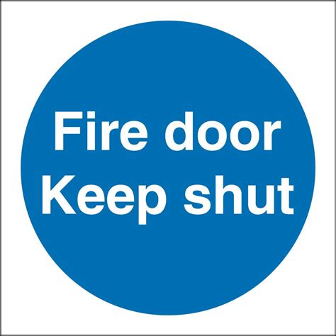 Fire Door Keep Shut Signs - from Key Signs UK