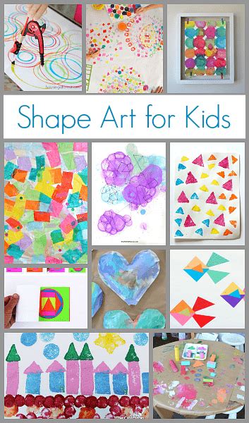 Art Projects for Kids Using Shapes - Buggy and Buddy