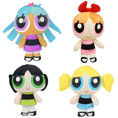 4pcs/lot 20cm The Powerpuff Girls Bubbles Blossom Buttercup Blisstina ...