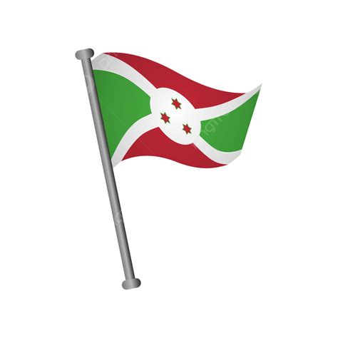 Burundi Flag Icon, Burundi, Flag, Burundi Flag PNG and Vector with ...