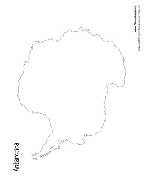 Printable Outline Map Of Antarctica - Printable Word Searches