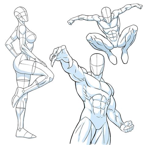 dynamic poses - Ram Studios Comics