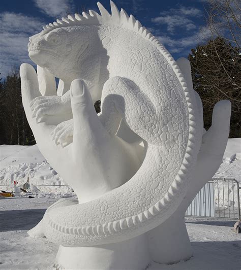 Winners of the 2017 International Snow Sculpture Championships ...