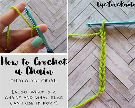 How to Crochet a Chain | Photo tutorial, Beginner crochet tutorial ...