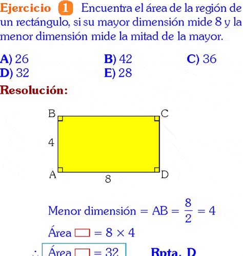 Formula Para Sacar El Area De Un Rectangulo - gance