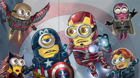 Minions Avengers Wallpaper