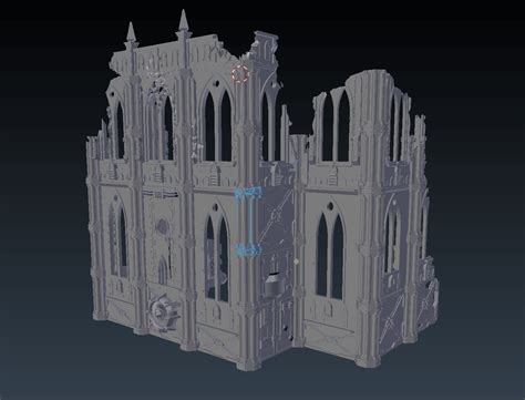 Download STL file Wargames or warhammer terrain cathedral for scale ...