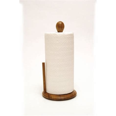 Lipper International Natural Bamboo Paper Towel Holder at Lowes.com