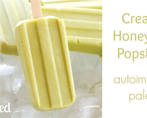 Creamy Honeydew Popsicles with Lime Recipe