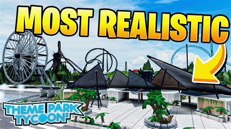 Theme Park Tycoon 2 MOST REALISTIC park😱 - YouTube