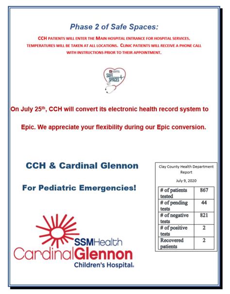 Coronavirus Update 7/9/2020 | Clay County Hospital and Medical Clinics