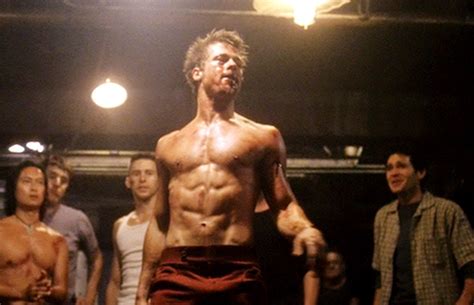 Fight Club Brad Pitt Abs