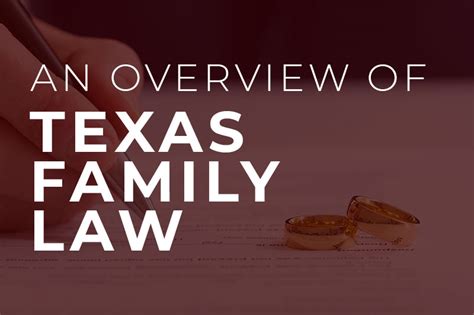 An analysis of the Texas Family Law, 2021 - iPleaders