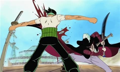 If Zoro vs Mihawk was balanced to the current power level... : r/OnePiece