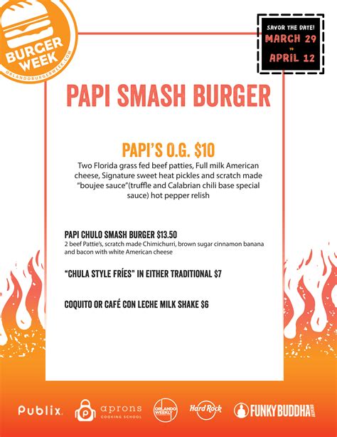 Papi Smash Burger - Orlando Burger Week