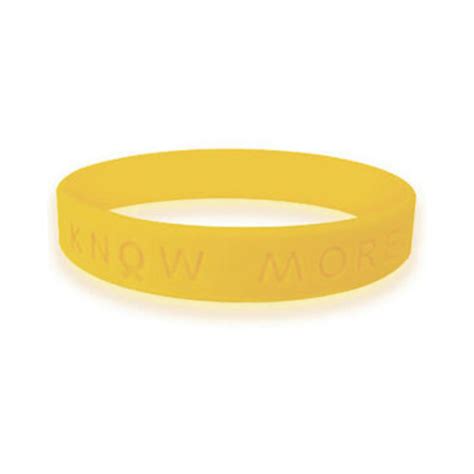 KNOW MORE® Silicone Awareness Bracelets | Personalized Cause®