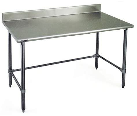 Stainless Steel Prep Tables With Backsplash | Type 304 Table