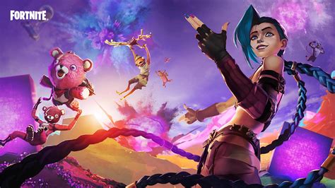 2560x144020 Arcane Jinx HD Fortnite 2560x144020 Resolution Wallpaper ...